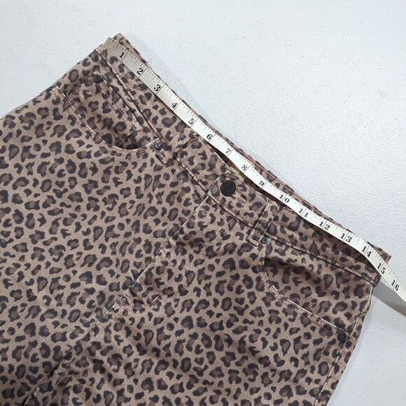 Rebecca Taylor La Vies Women Jeans 29 Tan Ocelot Ines Jean - Picture 8 of 10